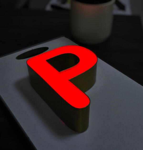 Channlume letter with illumination